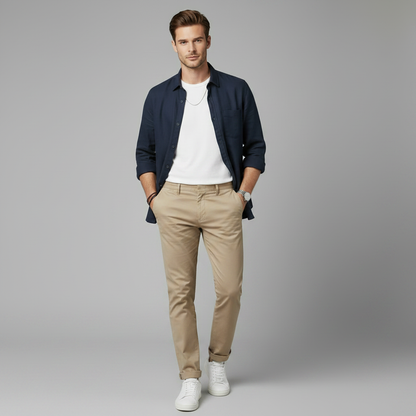 Albert Slim Fit Chino Trousers | Men's Trousers