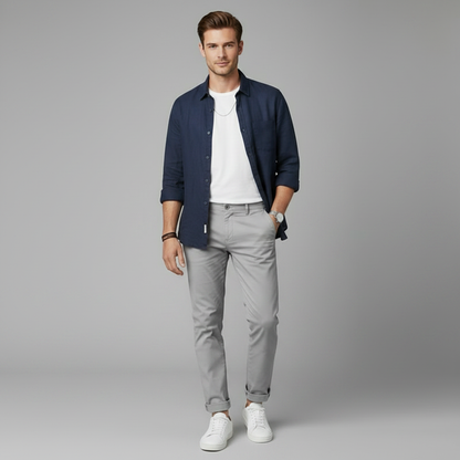Albert Slim Fit Chino Trousers | Men's Trousers