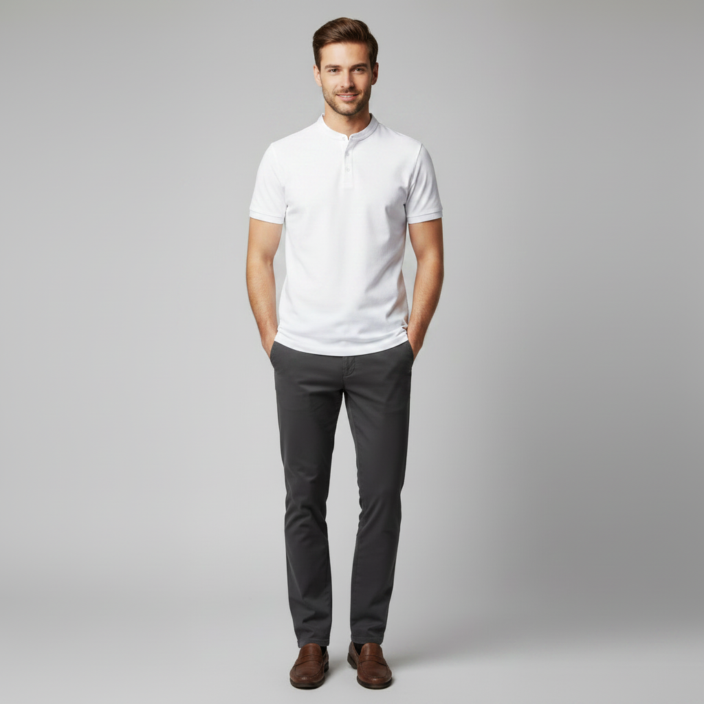 Men's Casual Polo Shirt | Classic Fit Cotton Polo