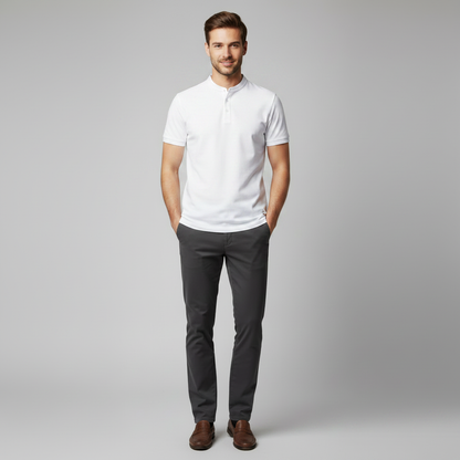 Men's Casual Polo Shirt | Classic Fit Cotton Polo