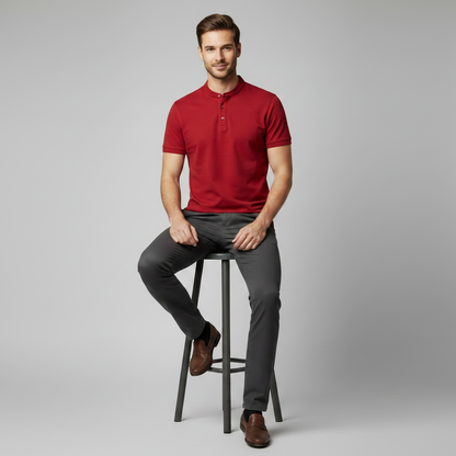 Men's Casual Polo Shirt | Classic Fit Cotton Polo