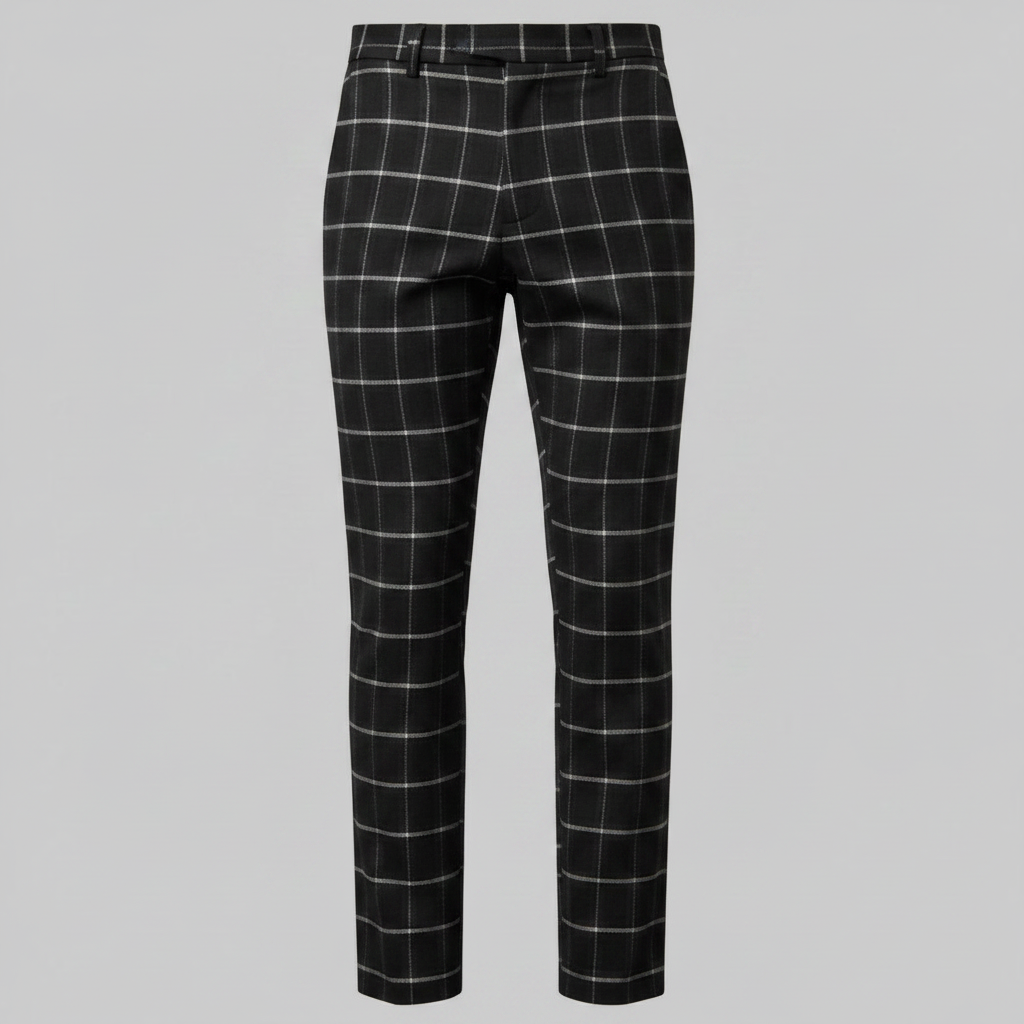 Sasha Checked Chino Pants | Men's Casual Pants